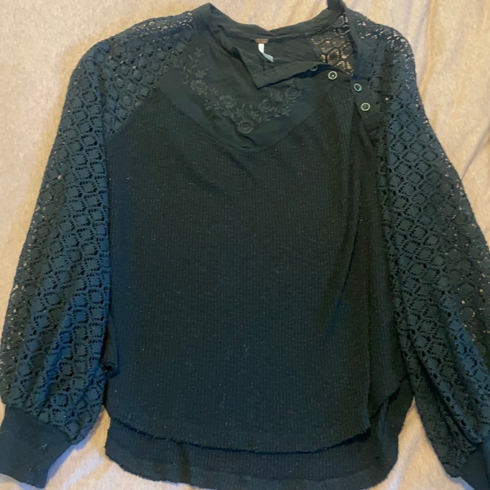 Free people black lace too